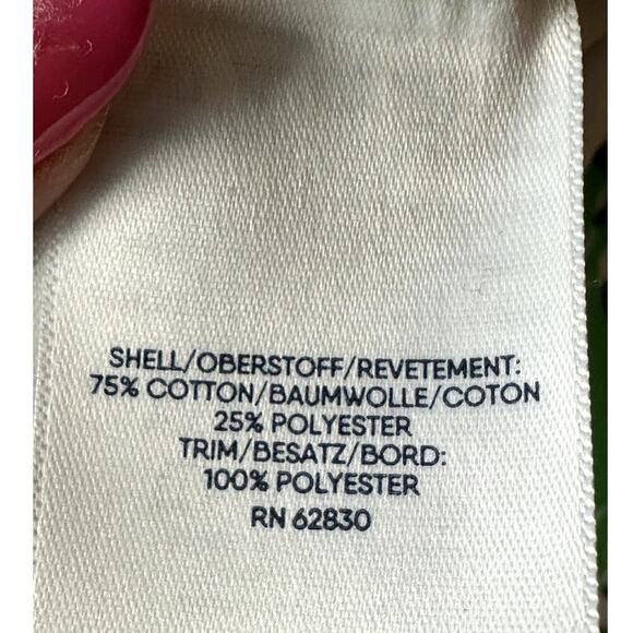 Draper James Land's End Green Floral Sweatshirt Women's Size S - Picture 5 of 6